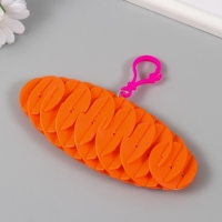 Брелок на карабине антистресс "Шар" МИКС 6х6х6 см