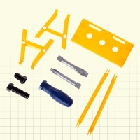 Набор инструментов &laquo;Плотник&raquo;, 7 элементов, цвет МИКС