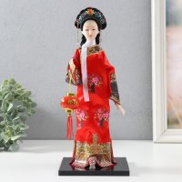 Кукла коллекционная "Китаянка в национальном платье "МИКС 28х12,5х12,5 см