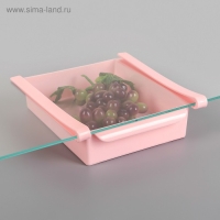 Полка подвесная в холодильник, 22&times;20&times;7 см, цвет МИКС