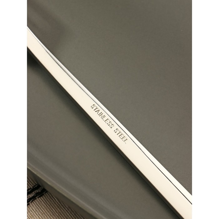 Вилка столовая из нержавеющей стали &laquo;Тайфун&raquo;, длина 20 см, цвет серебряный