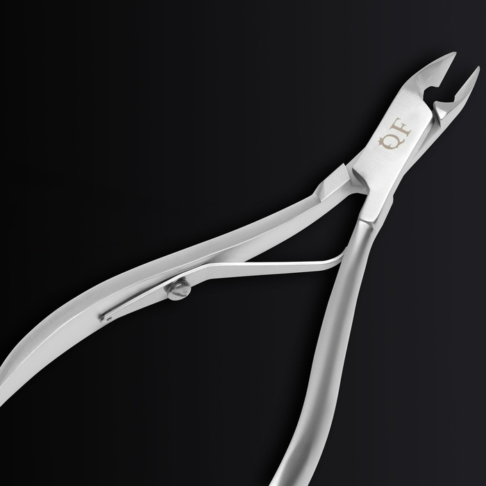 Кусачки маникюрные для кутикулы &laquo;Premium satin&raquo;, эргономичные, 10,1 см, длина лезвия - 7 мм, цвет серебристый