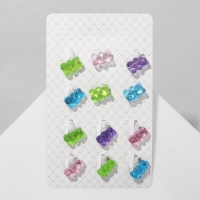 Брошь &laquo;Мармеладные мишки&raquo;, цвет МИКС (неделимая фасовка 12 шт., цена за шт.)