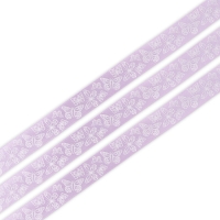 Лента атласная &laquo;Бабочки&raquo;, сиреневая, 2 см х 5 м