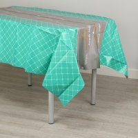 Скатерть &laquo;Квадратики&raquo;, 137 &times; 183 см., цвет зелёный