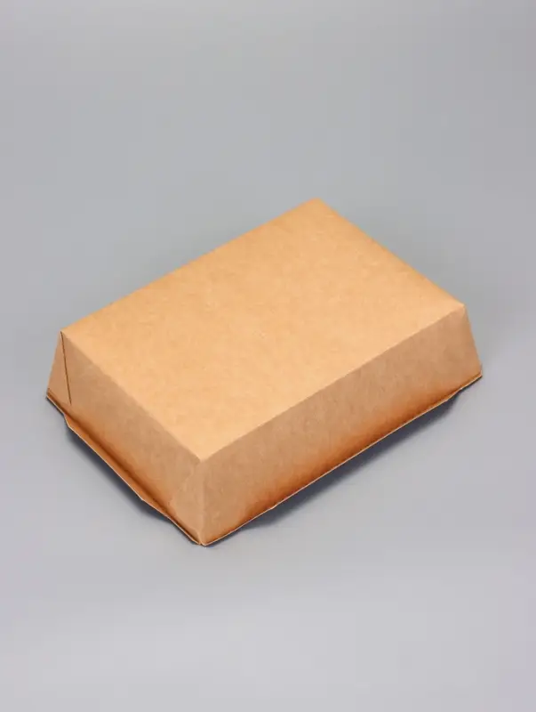 Контейнер с плоской крышкой, черный 1 л, 20 х 14 х 5,5 см