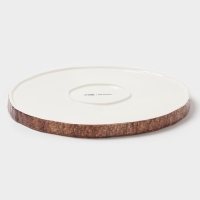 Тарелка плоская Magistro "Wood" 25см 25,3х1,8 см