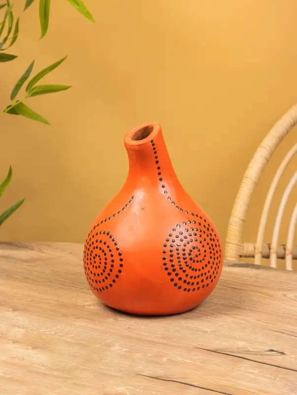 Ваза терракота &laquo;Агата&raquo;, 22&times;22&times;30 см, керамика