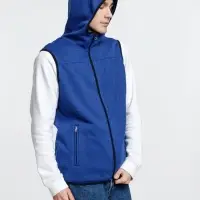 Жилет с капюшоном унисекс Gotland, синий, размер L