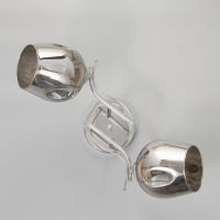 Люстра "Муза" 2х40Вт Е27 хром