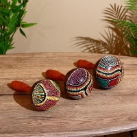 Сувенирный музыкальный инструмент "Маракас" 22х9х9 см микс