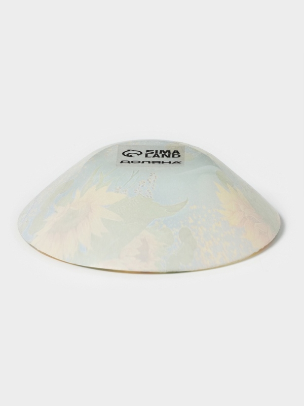 Салатник Доляна &laquo;Подсолнухи&raquo;, d=11,5 см, стекло, рисунок