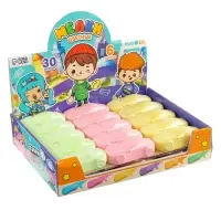 Мелки цветные для рисования на асфальте &laquo;Машинка&raquo;, 6 цветов, фасовка по 30 шт