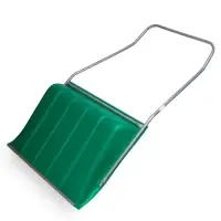 Движок пластиковый для уборки снега, ковш МИКС 750 &times; 550 мм, металлическая планка, металлическая ручка цвет МИКС