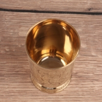 Бокал "Гобелен" латунь 7х7х11 см