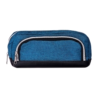 Пенал мягкий 2 отделение, 100 х 210 х 65 мм, МИКС