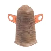 Угол наружный (внешний) &laquo;Деконика&raquo;, с крепежом для плинтуса, 55 мм, 211 дуб рустик