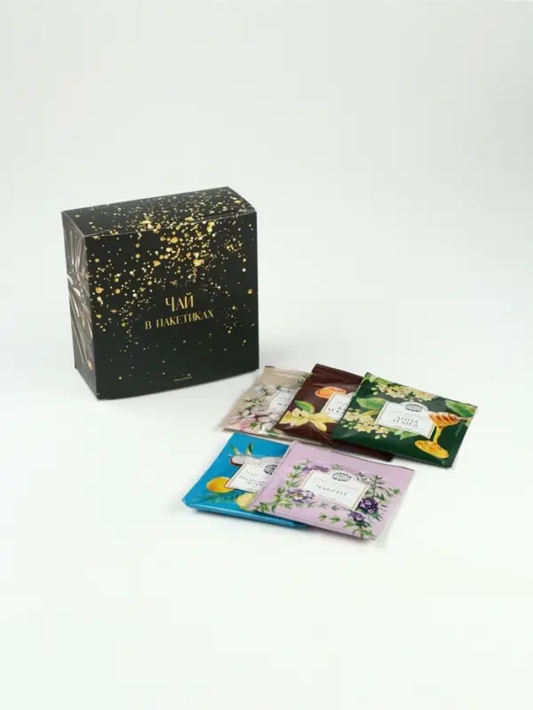 Набор продуктовый адвент &laquo;С новым годом, черно-золотой&raquo;