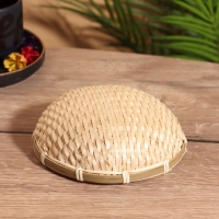 Чаша плетеная в 2 слоя, 15 см, бамбук