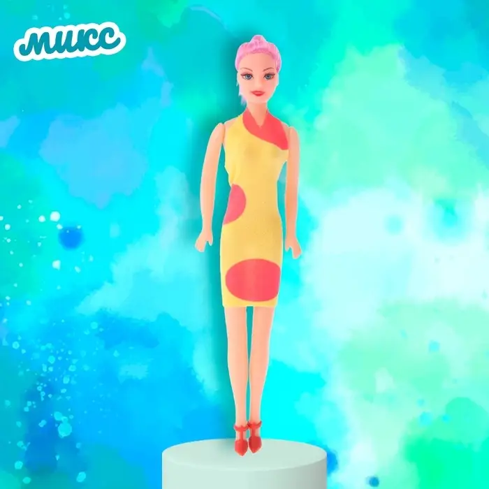 Кукла-модель &laquo;Оленька&raquo; в вечернем платье, МИКС