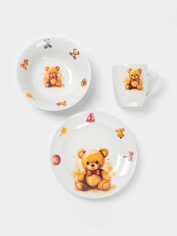 Набор посуды 3 предм. Мишутка И. у.