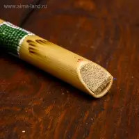 Сувенирный музыкальный инструмент "Свисток с узорами" 15х1х1 см МИКС