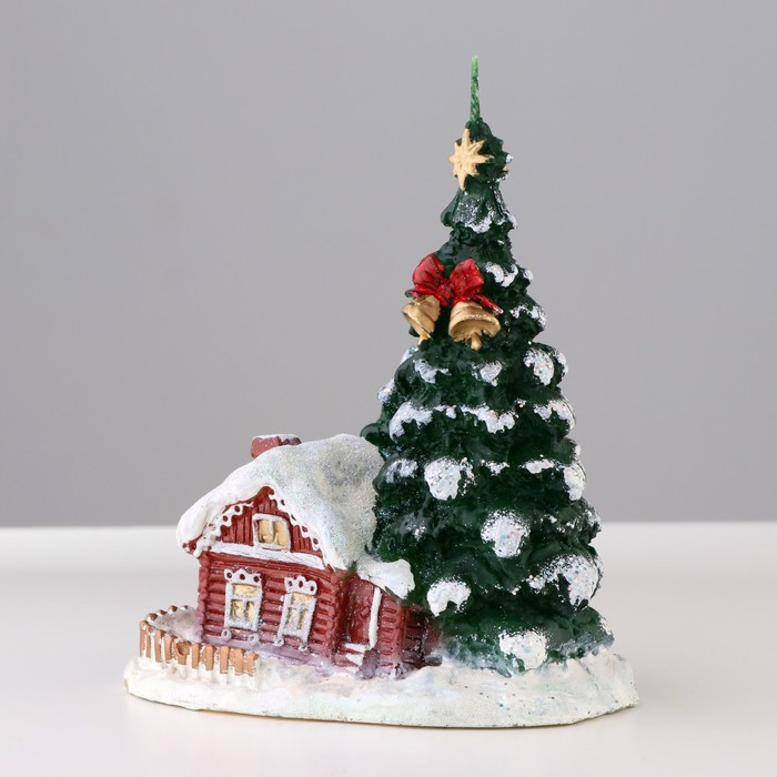 Свеча декоративная "Зимний праздник", 8х11,5х13,5 см