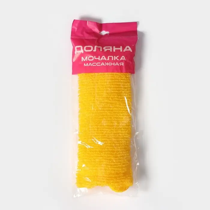 Мочалка для тела Доляна &laquo;Банная&raquo;, 14&times;33 см, МИКС