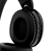 Наушники полноразмерные Mybit W-33, RGB подсветка, BT5.3, 800 мАч, Type-C, чёрные