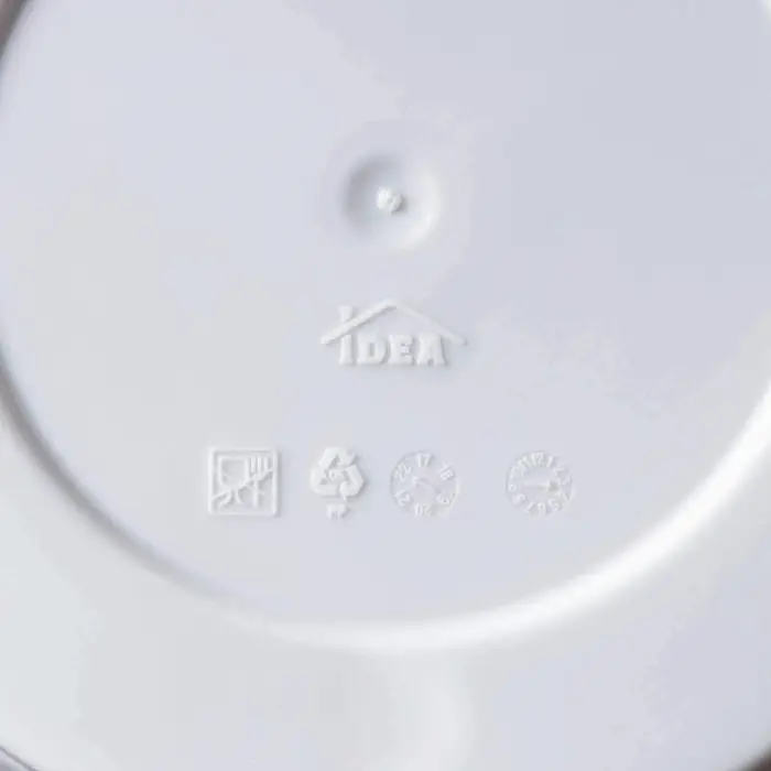 Горшок с поддоном &laquo;Камни&raquo;, 1,4 л, белый