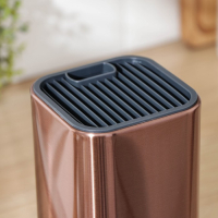 Подставка для ножей и ножниц Magistro &laquo;Бронза&raquo;, 10&times;10&times;23 см, цвет бронзовый