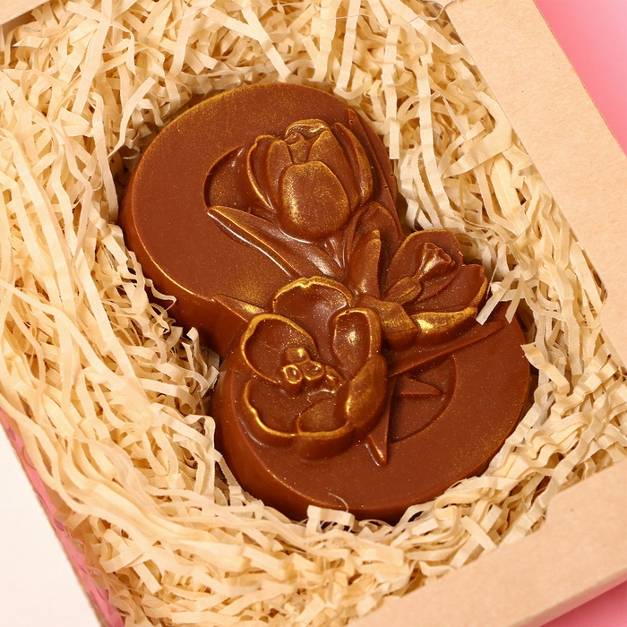 Бельгийский шоколад &laquo;8 марта. Три тюльпана&raquo;, 80 г