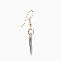 Серьги &laquo;Прилив&raquo;, 5&times;2.2 см, ракушка