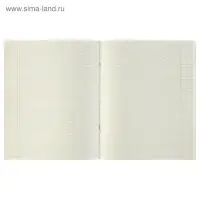 Тетрадь предметная 48 листов в клетку Calligrata, &laquo;Чёрное-белое. Геометрия&raquo;, обложка мелованная бумага, серые листы