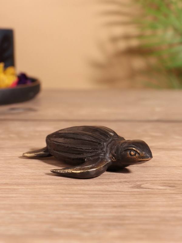Сувенир бронза "Черепашка" 10х8х3 см