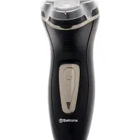 Электробритва Sakura SA-5417BK, роторная, 3 головик, триммер, чёрная