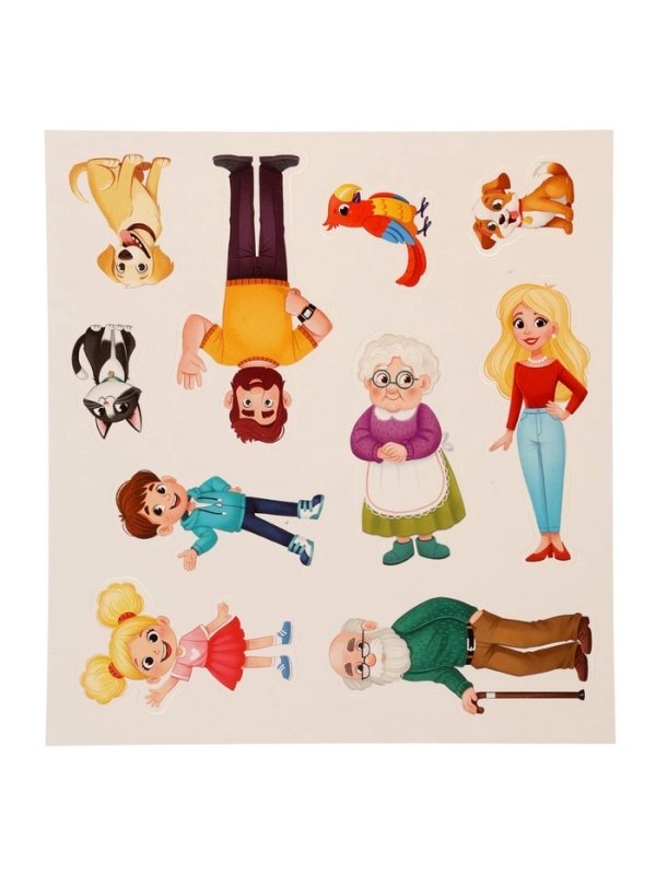 Книга с окошками "Мой дом", 70 окошек