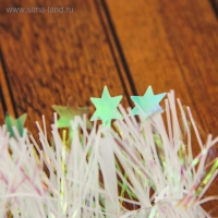 Мишура новогодняя &laquo;Зимнее волшебство. Неон&raquo;, звезда, d-6 см, 200 см