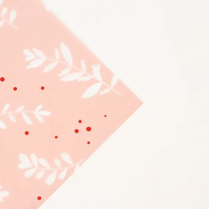 Бумага упаковочная тишью, новогодняя упаковка &laquo;Снежинки - лепестки&raquo;, 50&times;66 см