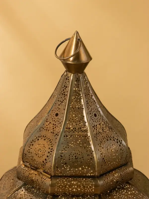 Подсвечник фонарь "Сокровища" железо 23х23х37,5 см