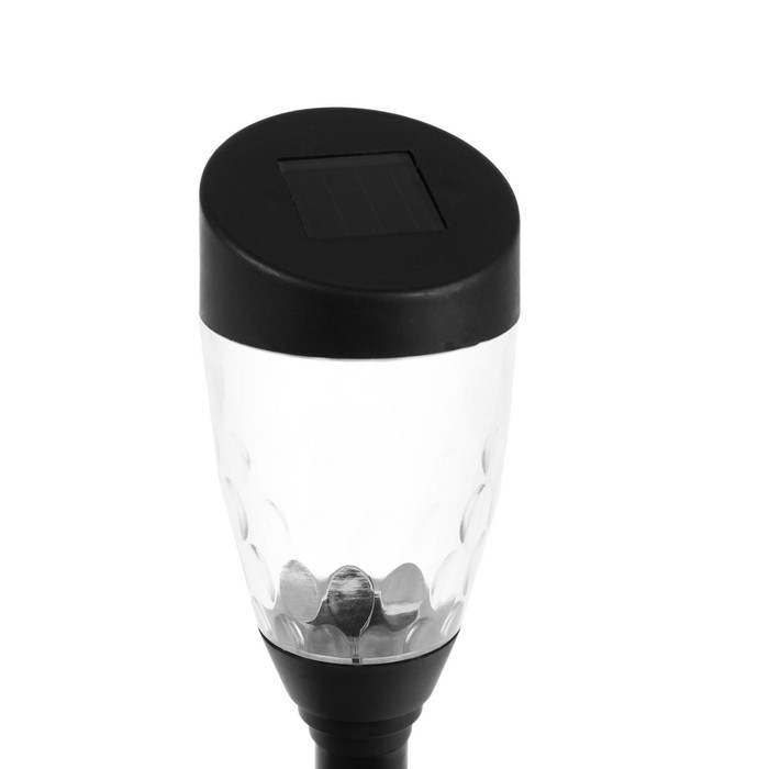 Садовый светильник на солнечной батарее &laquo;Трапеция скошенная&raquo;, 6 &times; 36 &times; 6 см, 1 LED, свечение белое