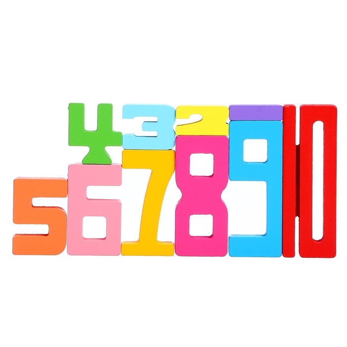 Развивающий набор &laquo;Яркие цифры&raquo;, 10 цифр, 3+