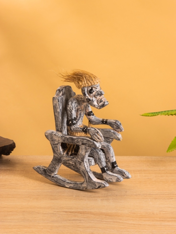 Сувенир &laquo;Аборигены старец&raquo;, 7&times;14&times;16 см, дерево