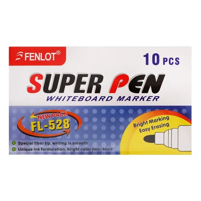 Маркер для доски, 3 мм, круг, чёрный