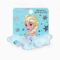 Резинка для волос &laquo;Перламутр&raquo; голубая, Холодное сердце