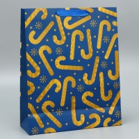 Пакет подарочный новогодний &laquo;Новогоднее настроение&raquo; 32 х 26 х 10 см, Новый год