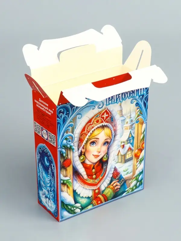 Подарочная новогодняя коробка &laquo;Радости&raquo;, 17&times;6.8&times;20.8 см