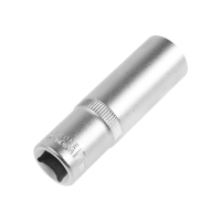 Головка торцевая шестигранная удлиненная ТУНДРА, под квадрат 1/2", 17 мм, CrV