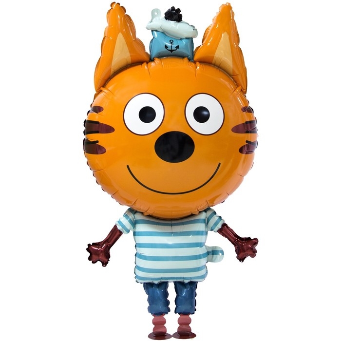 Шар фольгированный 39" &laquo;Три кота. Коржик&raquo;, ходячая фигура