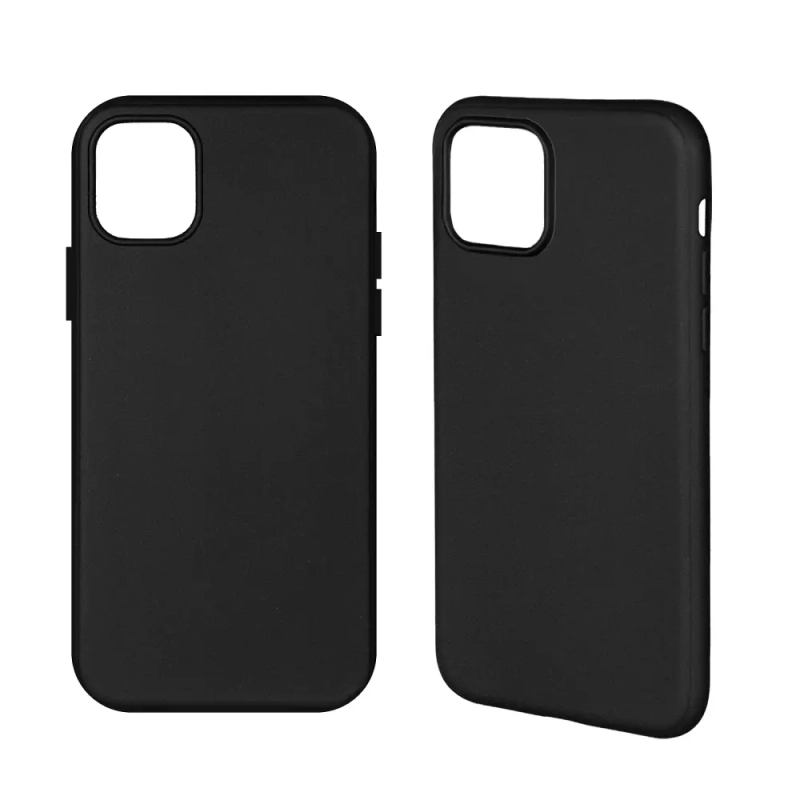 Чехол iPh 12 TPU матовый черный